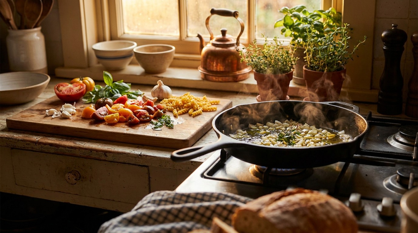Pâtes express vs plancha du soir : qui gagne quand